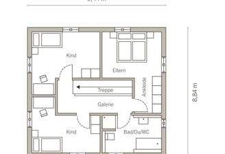 Grundriss Dachgeschoss