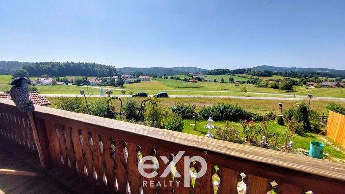 Weitblick vom Balkon