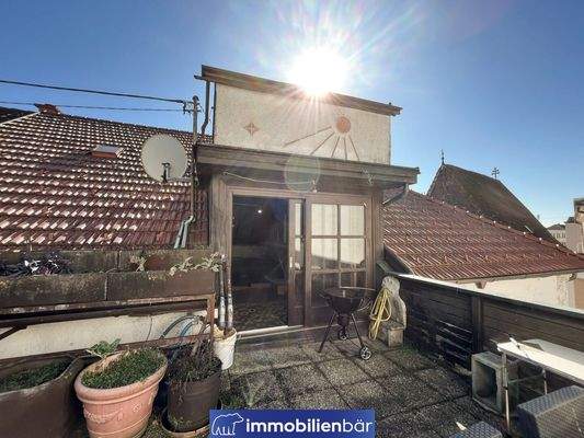 Terrasse Dachboden