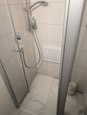 Dusche mit WC Visualisierung (nachher)