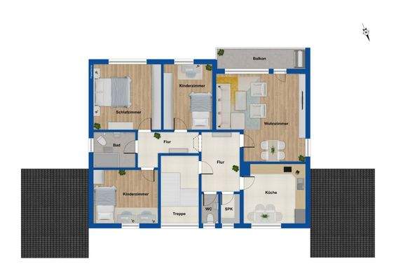 Grundriss Obergeschoss