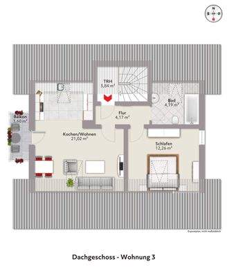 Grundriss Dachgeschoss