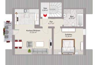 Grundriss Dachgeschoss