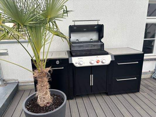 Dachterrasse mit Grill