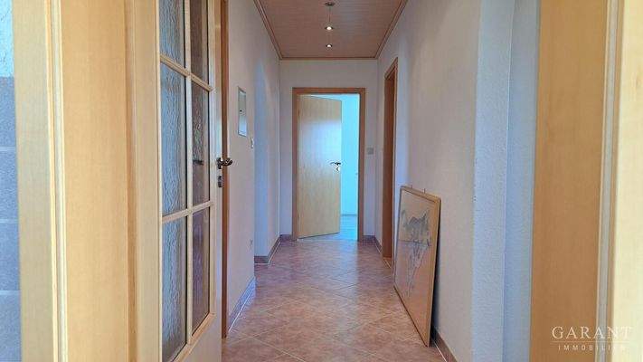 im ersten Stock geht es etwas moderner zu.