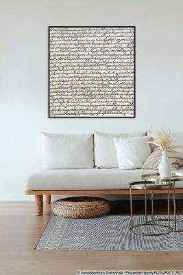 Wohnzimmer, möblierungsvorschlag Sofa mit Bild