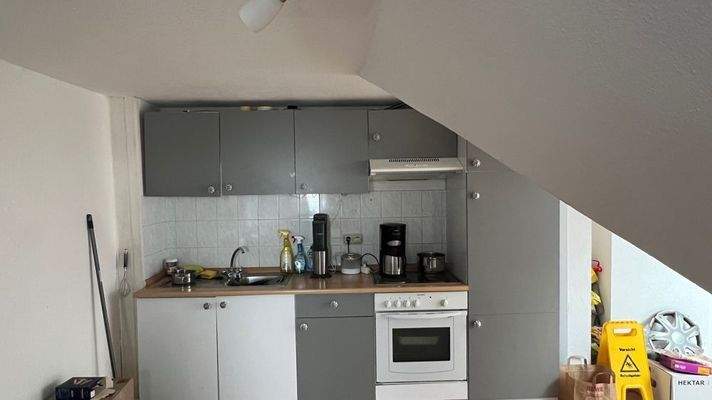 Küchenzeile im Wohnzimmer