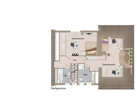 Grundriss Obergeschoss