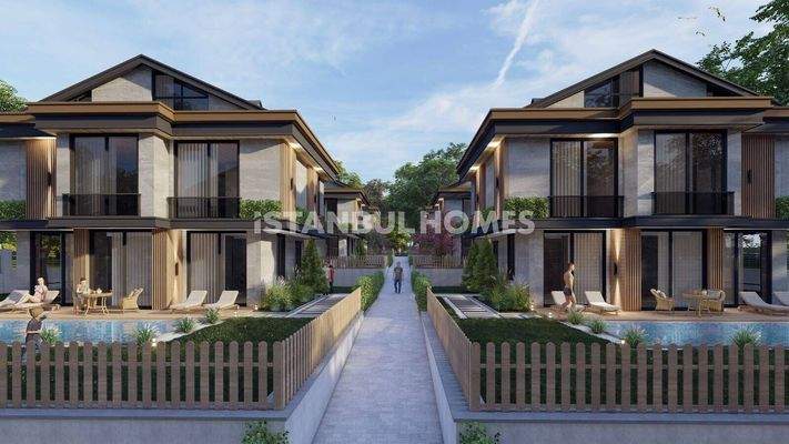 Luxurious Nature-View Houses with Pools in Beylikdüzü İstanbul