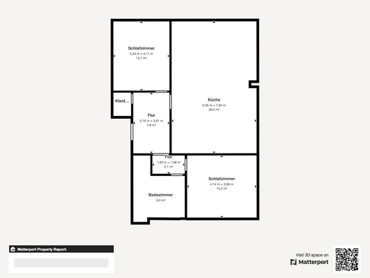 Grundriss der Wohnung 