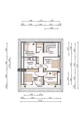Grundriss Dachgeschoss