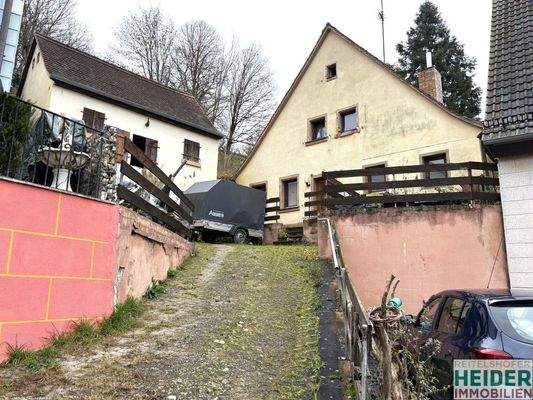 1749 Ansicht mit Zugang