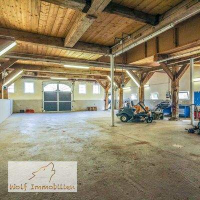 Große befahrbare Diele