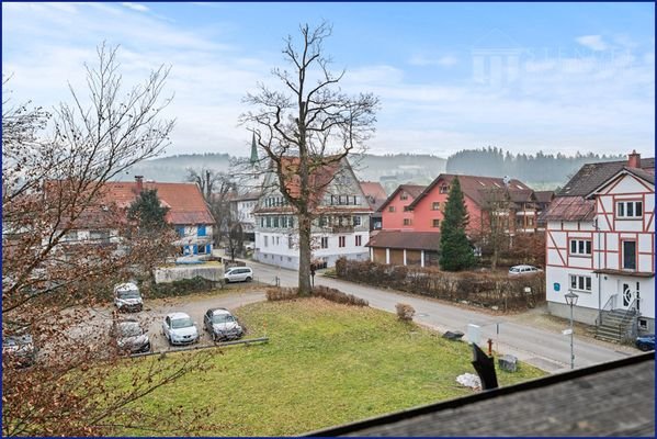 Aussicht vom Balkon