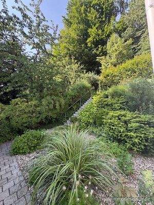 Aufgang zum Biergarten