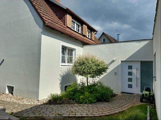 Eingang zum Bungalow