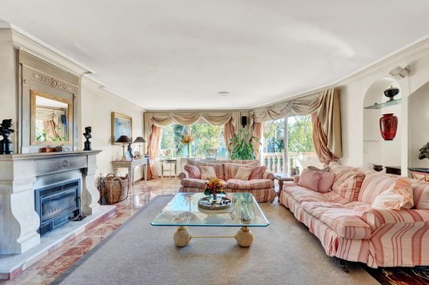 Living room in Costa den Blanes