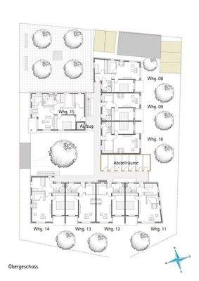Grundrissplan Obergeschoss