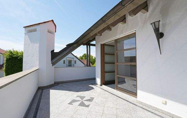 Dachterrasse Blick Westen