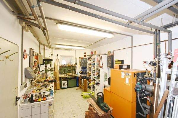 UG, Heizungsraum und Werkstatt