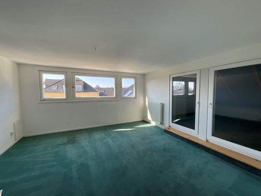 Schlafzimmer Dachgeschosswohnung Vorderhaus