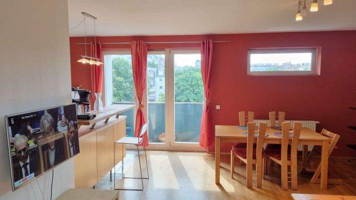 Balcony towards park