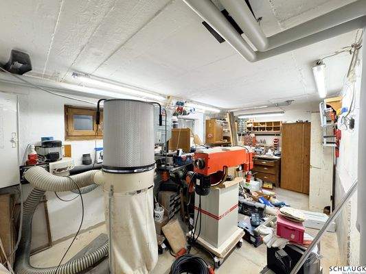 Werkstatt im UG