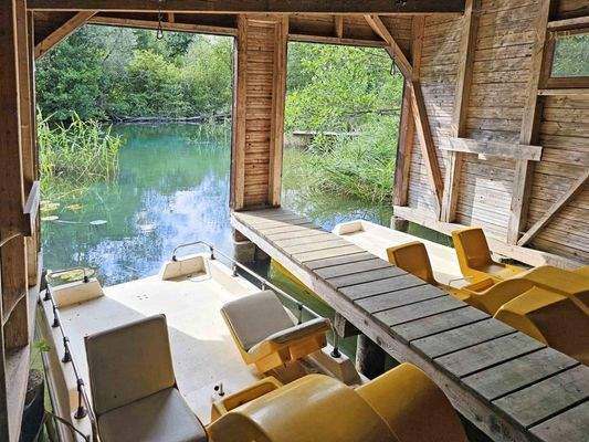 Privates Bootshaus für zwei Boote