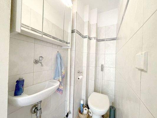 Gäste-WC im Erdgeschoss