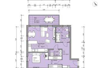 Grundriss Wohnung 2.17