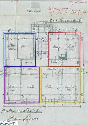 2. Obergeschoss markiert