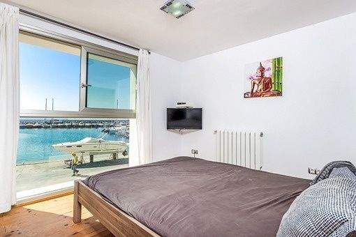 Schlafzimmer mit einzigartigem Meerblick