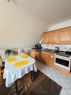 Küche im Dachgeschoss