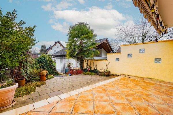 Terrasse / Gartenansicht