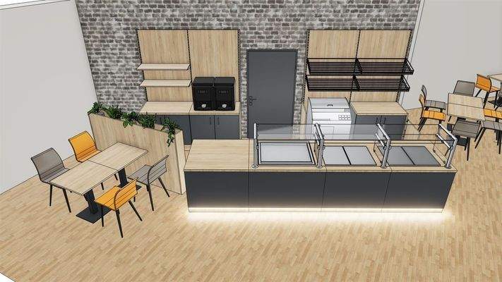 geplanter Backshop mit Cafe