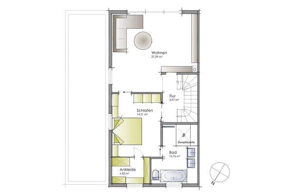 Grundriss Obergeschoss