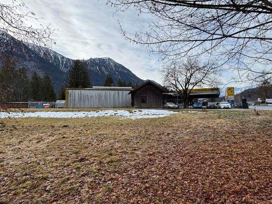 Blick vom Grundstück