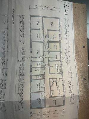 Grundrisszeichnung Kellergeschoss 