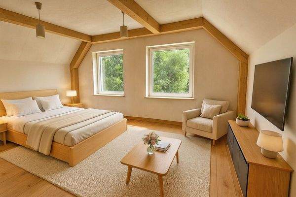 Ein mögliches Schlafzimmer // KI-generiert