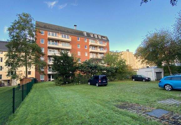 Rücksansicht des Hauses