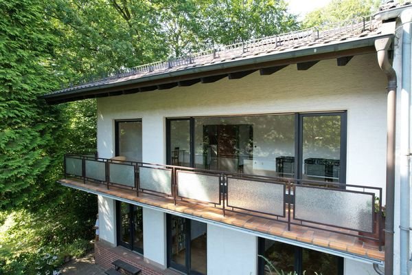 Rückansicht Balkon