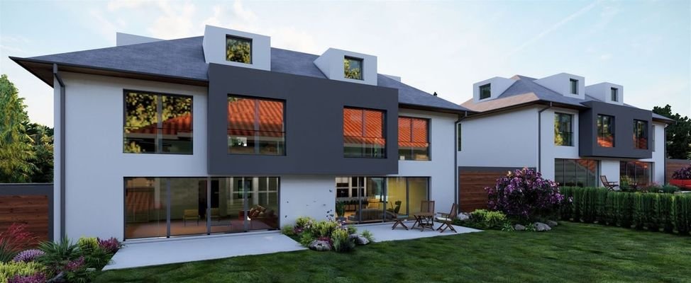 Animation Haus 1 - 4 Westansicht