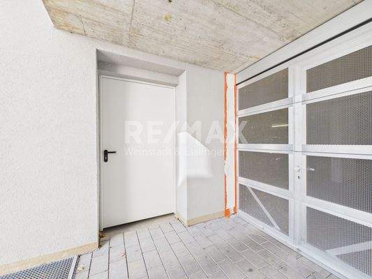 Zugang separater Müllraum