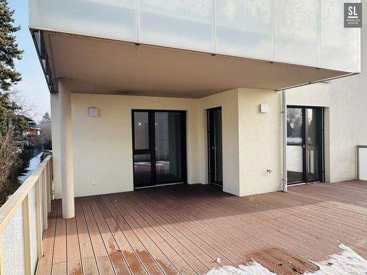 Terrasse im Winter, Foto 3