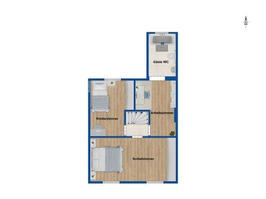 Grundriss Obergeschoss