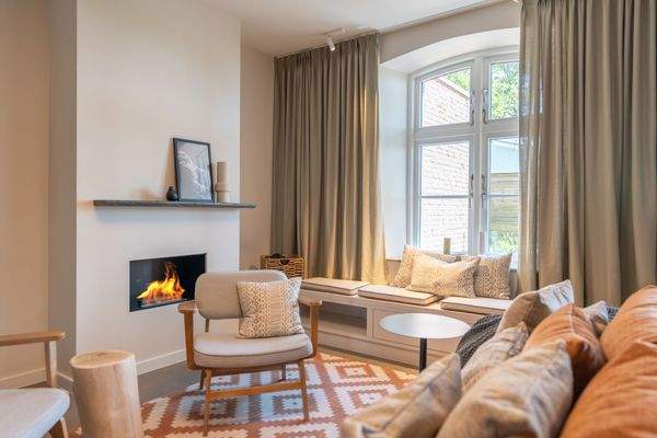 Wohnbereich mit Gaskamin