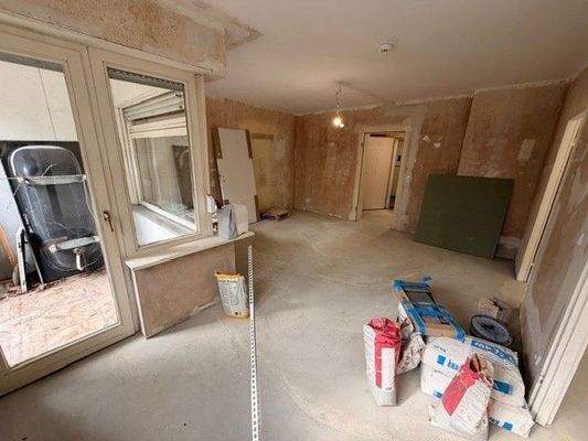 Renovierungsarbeiten im Raum