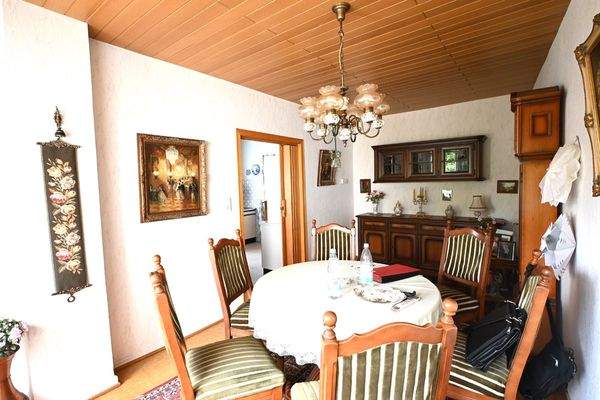 Esszimmer in der Hauptwohnung