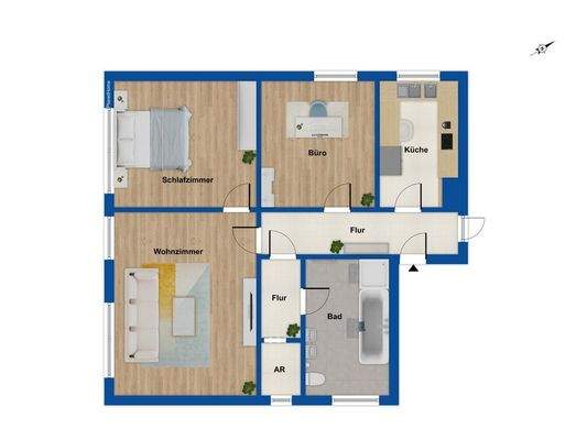 Grundriss Erdgeschoss