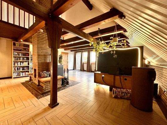 Holzbalken und ein besonderer Charme